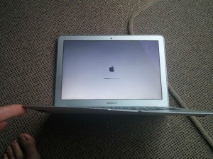 MacBook Air accident