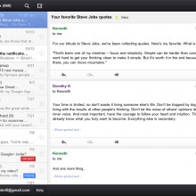Gmail pour iPad