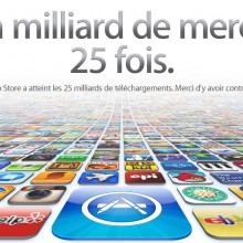 25 millions de téléchargements pour l'AppStore